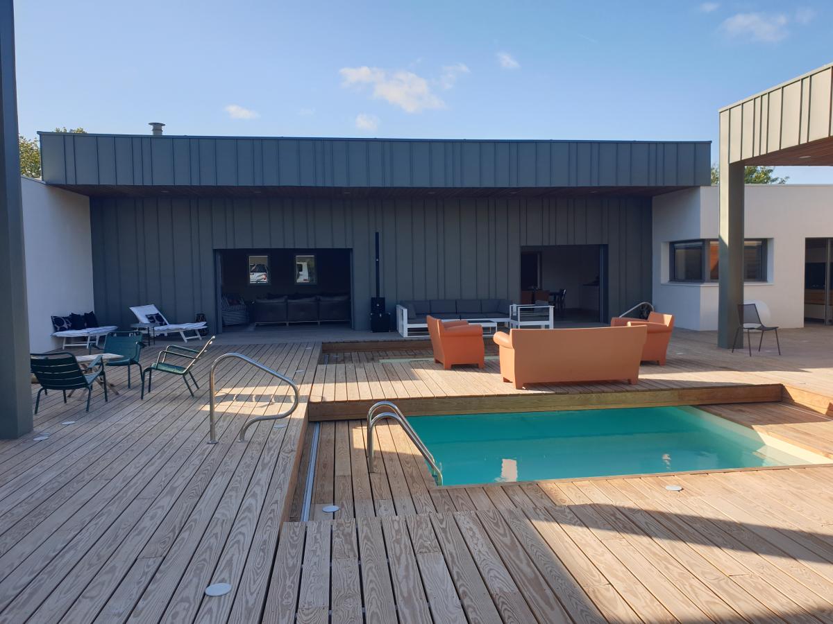 Terrasse bois rétractable